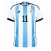 Moški Nogometni dresi Argentina Angel Di Maria #11 Domači SP 2022 Kratek Rokav